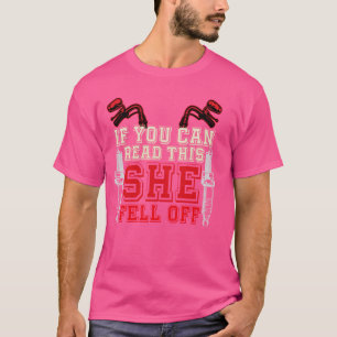 Camiseta Se Você Está Lendo Isto Ela Caiu Da Moto