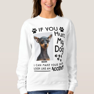 Camiseta Se Você Magoar Meu Cachorro Eu Posso Fazer Sua Pat