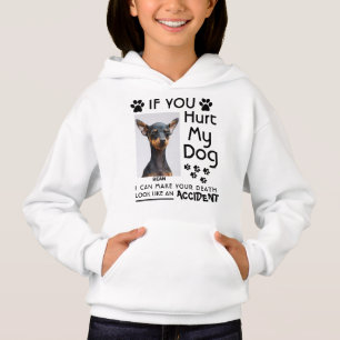 Camiseta Se Você Magoar Meu Cachorro Eu Posso Fazer Sua Pat