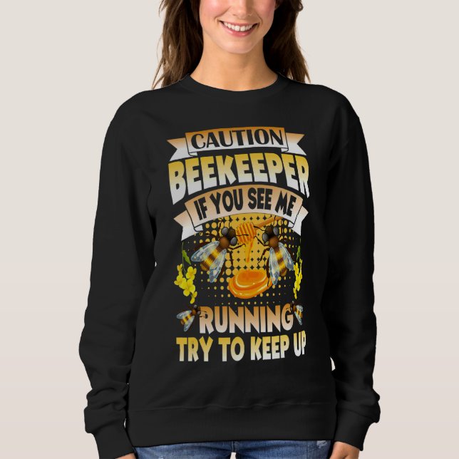 Camiseta Se Você Me Vê Executando Tente Manter A Api Do Bee (Frente)