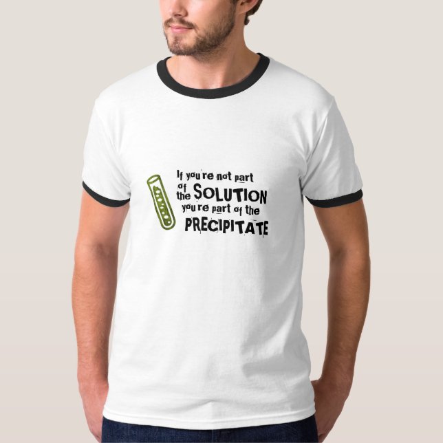 Camiseta Se você não é parte da solução (Frente)