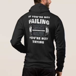Camiseta Se você não está falhando, você não está ten
