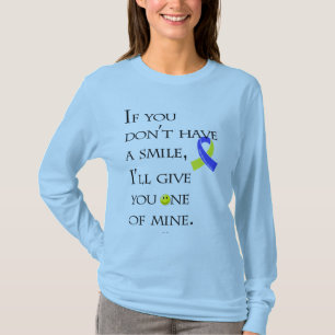 Camiseta "Se você não tiver um sorriso... Suporte para S
