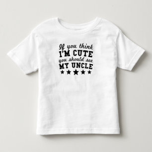 Camiseta Se você pensa que eu sou bonito você deve ver me