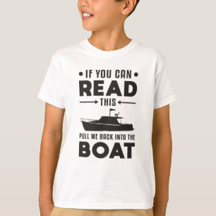 Camiseta Se Você Pode Ler Este Barco Barco Yacht Sea Engra