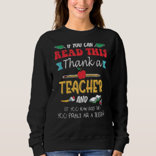 Camiseta Se Você Pode Ler Este Obrigado Um Dia De Professor