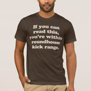 Camiseta se você pode ler este você está dentro do ponta