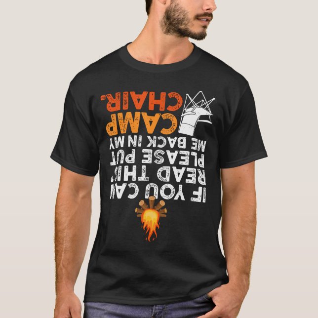 Camiseta Se Você Pode Ler Isso, Por Favor Coloque-Me de Vol (Frente)