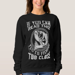 Camiseta Se Você Pode Ler Isso Você Pescando Anglas