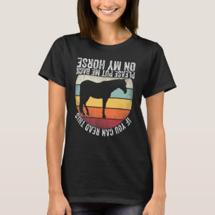 Camiseta Se Você Pode Ler Isto Por Favor Coloque-Me De Volt