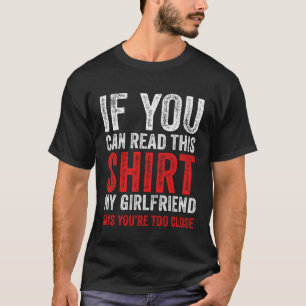 Camiseta Se você puder ler este Namorado sarcástico de Gir