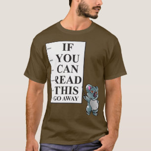 Camiseta Se Você Puder Ler Isso, Saia Do Nerd De Introdução