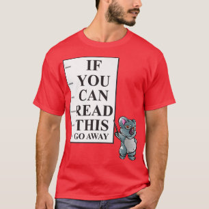Camiseta Se Você Puder Ler Isso, Saia Do Nerd De Introdução
