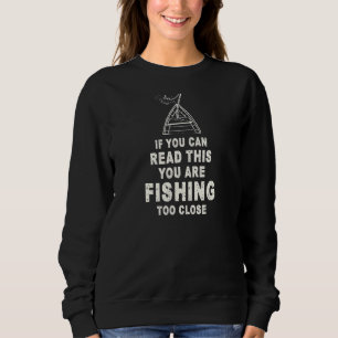 Camiseta Se você puder ler isso você está pescando muito pe