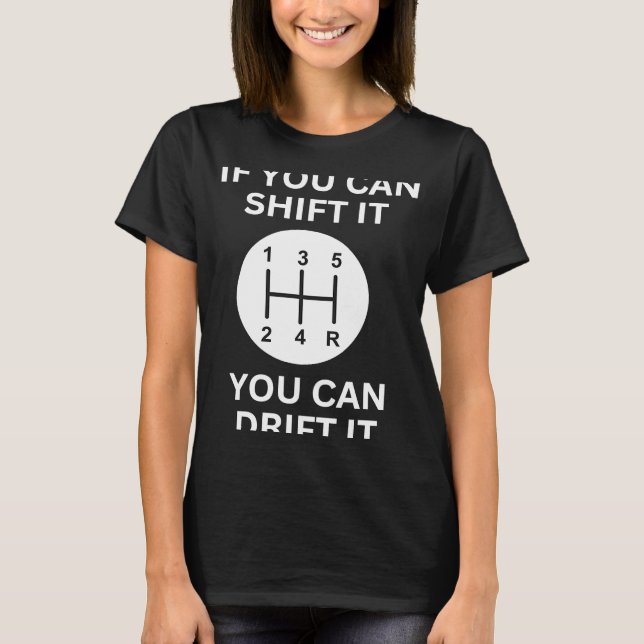 Camiseta Se você puder mudá-lo mecânico de cara de carro de (Frente)
