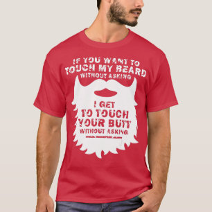 Camiseta Se Você Quer Acertar Minha Barba Engraçada