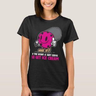 Camiseta Se Você Quiser Servir Maciço Vá Pegar Sorvete Engr