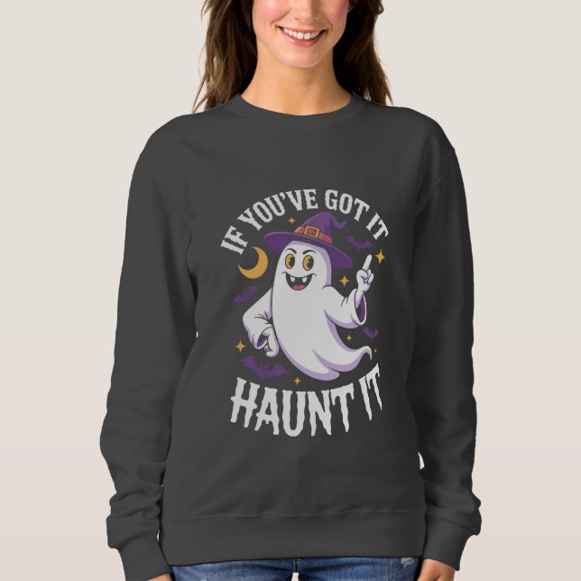 Camiseta Se você tem isso assombra no Halloween (Frente)