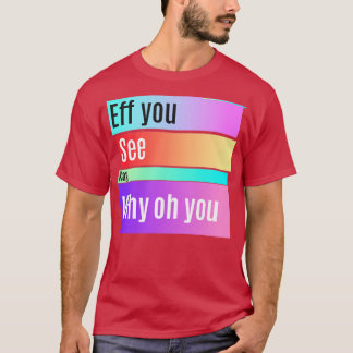 Camiseta Se você vê bem de cor