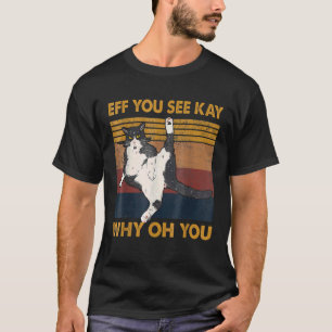 Camiseta Se Você Vê Kay Cat Por Que Oh Você, Gato De Yoga