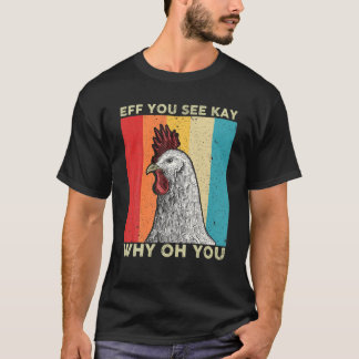 Camiseta Se Você Vê Por Que Você Chicken Retro Vin