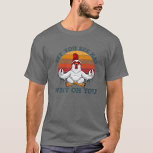 Camiseta Se Você Vê Por Que Você Engraçada Adora Yoga De Fr