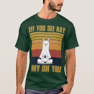 Camiseta Se Você Vê Por Que Você Engraçado Vintage Llama Yo