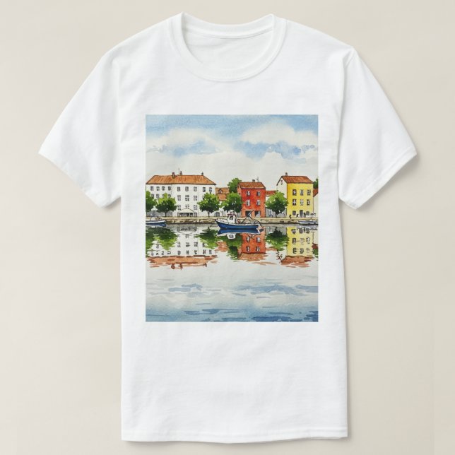 Camiseta Sea and beach (Frente do Design)