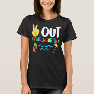 Camiseta Sea Art Sinal de Paz Mão Fora do Jardim de Infânci