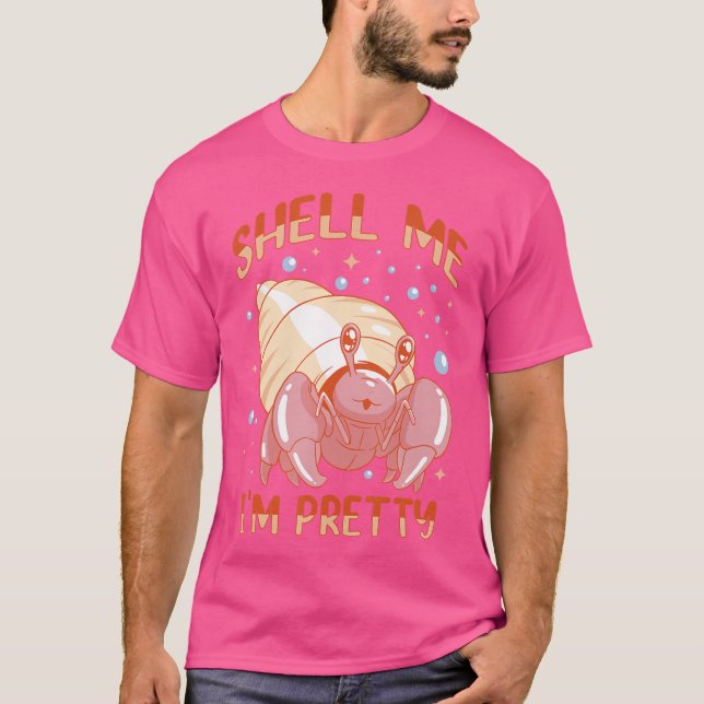 Camiseta Sea Creature Marisco Incha Hermit Crab Lover (Frente)