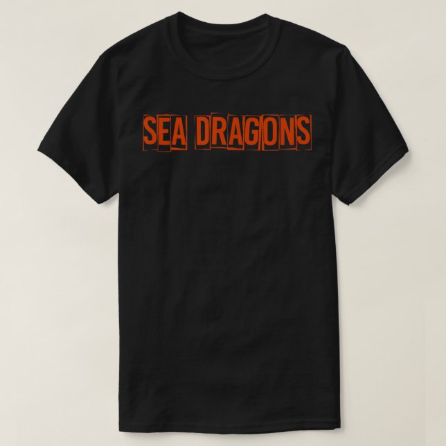 Camiseta Sea Dragon Seattle Futebol Tailgate (Frente do Design)