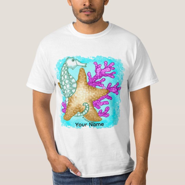 Camiseta Sea Friends Seahorse (Frente)