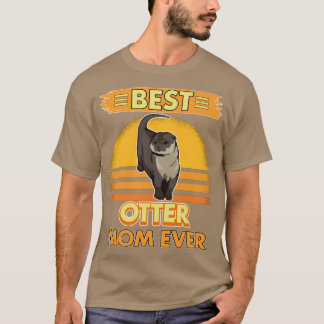 Camiseta Sea Otter Best Otter Mãe Ever 1
