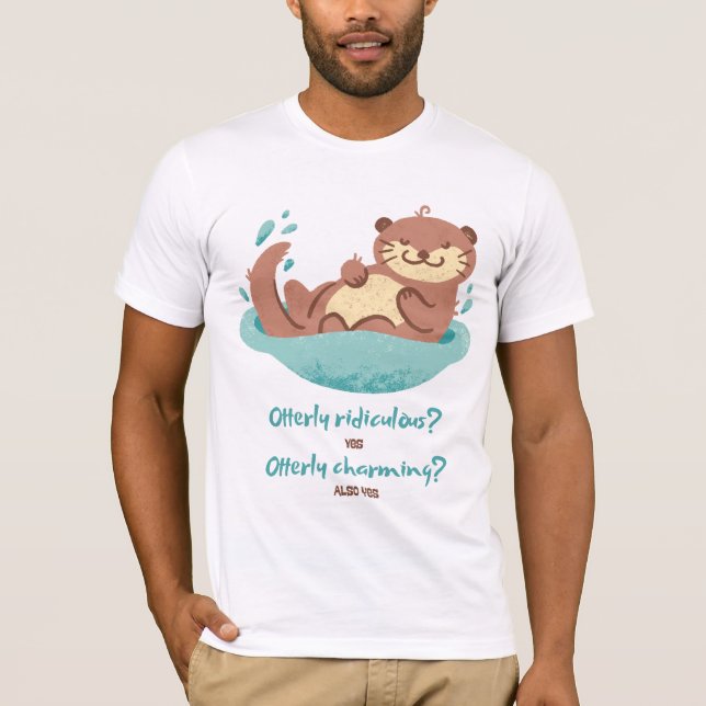 Camiseta Sea Otter Design (Frente)