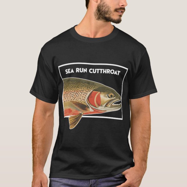 Camiseta Sea Run Cutthroat Trout Fisherman Gift (Frente)