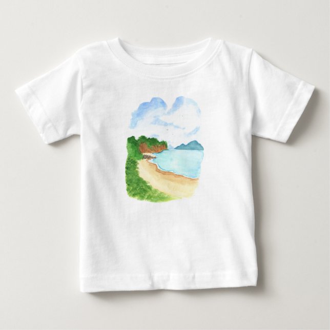 Camiseta Sea Shore Beach  (Frente)