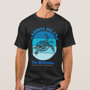 Camiseta Sea Turtle Andros Island Bahamas Oceano