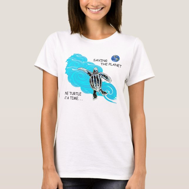 Camiseta Sea Turtle First Journey (Frente)