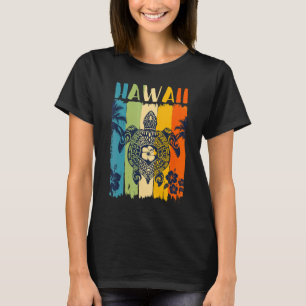 Camiseta Sea Turtle Retro Hawaii Havaii Família Matching V