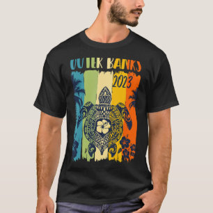 Camiseta Sea Turtle Retro Outer Banks Family Vacat