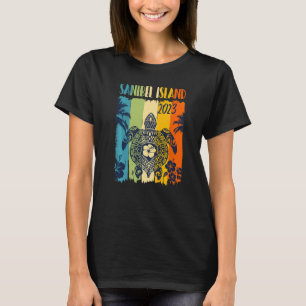 Camiseta Sea Turtle Retro Sanibel Island Family Vac