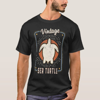 Camiseta Sea Turtle Vintage Retro Classic Animal Love 1