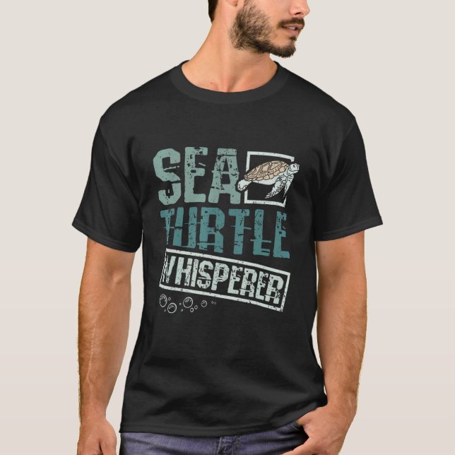 Camiseta Sea turtle whisperer (Frente)