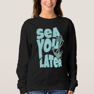Camiseta Sea You Posterior Summer Cruise Family Trip Barco