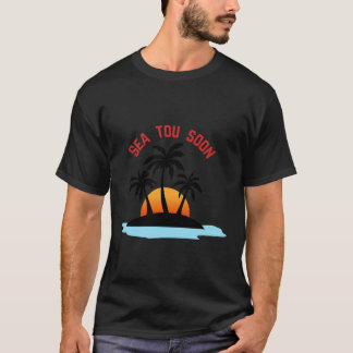 Camiseta Sea You Soon – Verão Oceânico personaliza