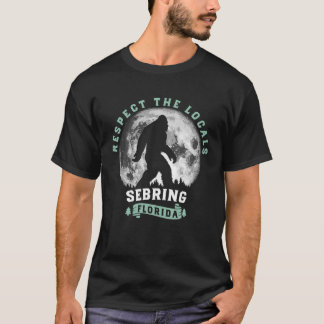 Camiseta Seaça Flórida Respeite o Pântano Bigfoot Local A