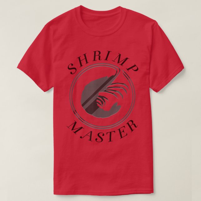 Camiseta Seafood Chef Ironic Saying Shrimp Master  (Frente do Design)