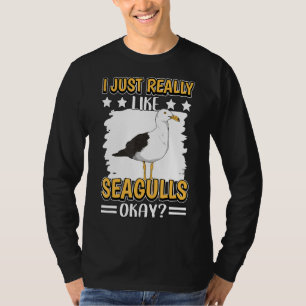 Camiseta Seagull Cita Gaivotas Do Mar Eu Gosto Muito De Sea