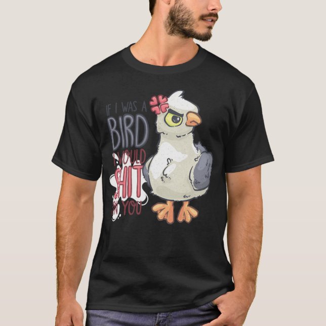 Camiseta Seagull irritado (Frente)