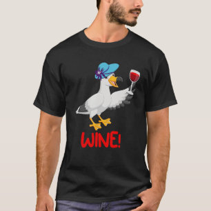 Camiseta Seagull Wine North German Seagulls Sea Birds